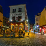 Barrio de montmarte paris